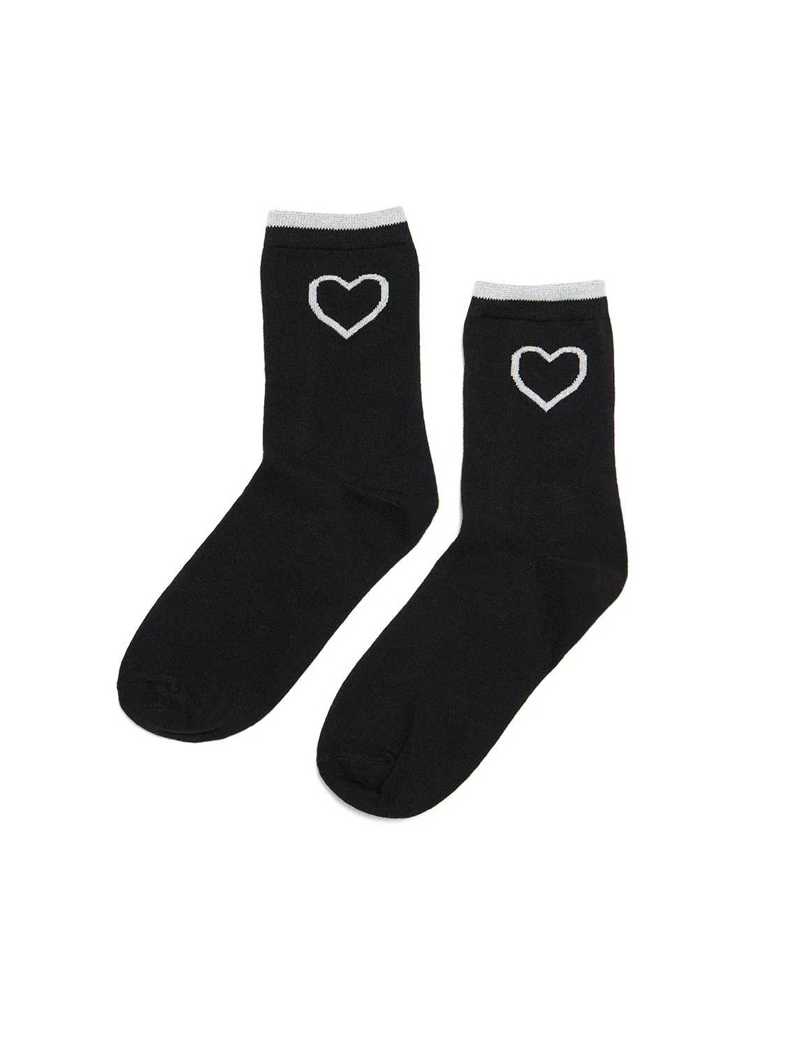 Glitter Heart Socks - Image 2