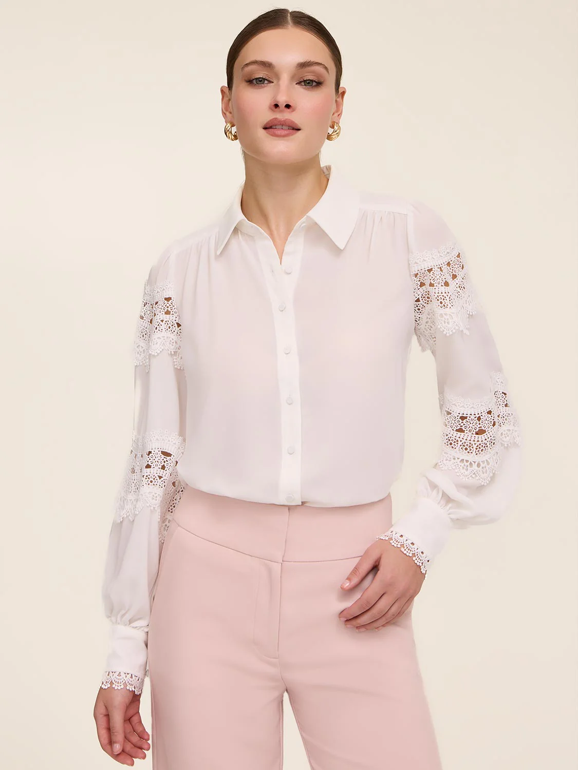 Crochet Lace Blouse - Image 2