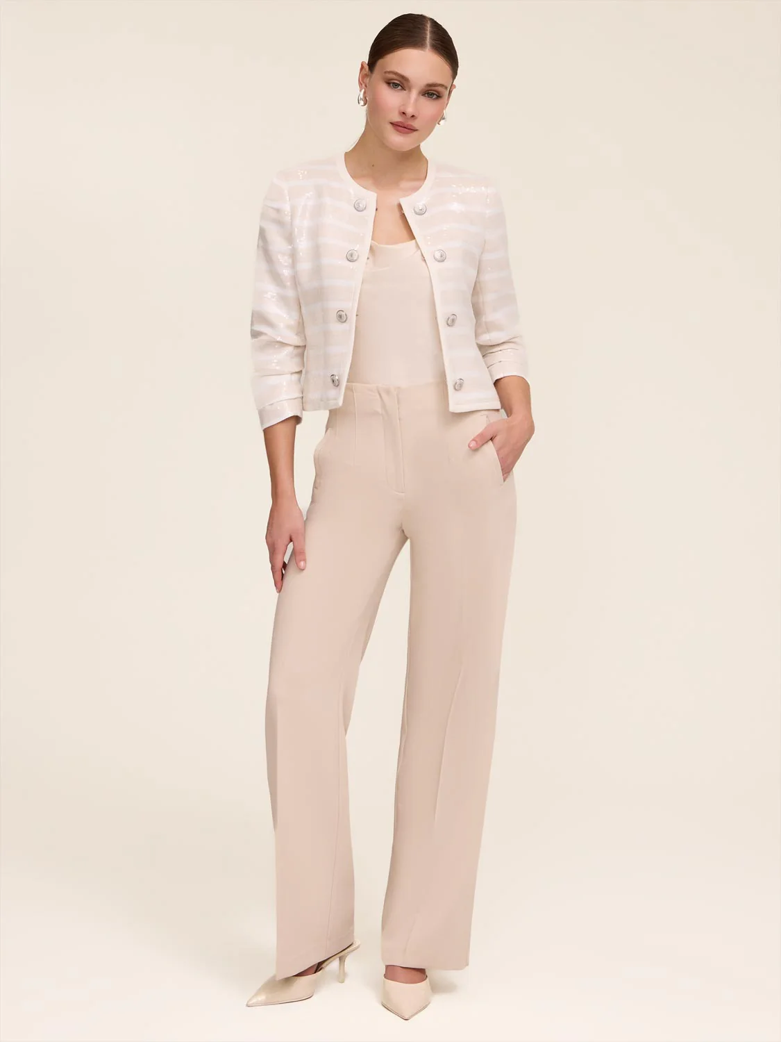 Sequined Striped Jacket - Image 6