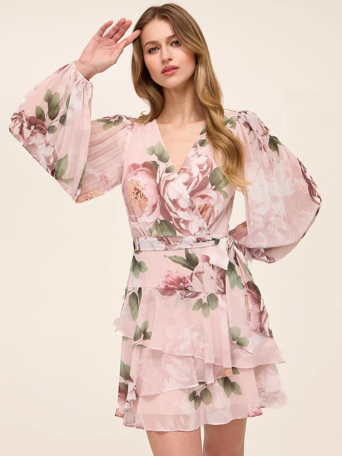 Fit & Flare Floral Mini Dress - Image 2