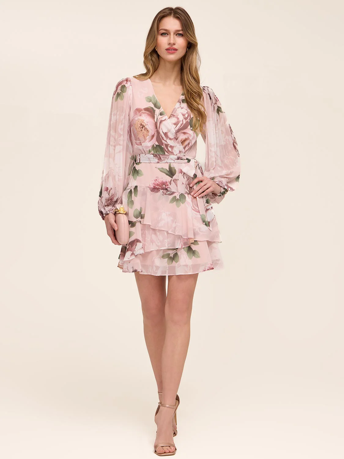 Fit & Flare Floral Mini Dress - Image 4