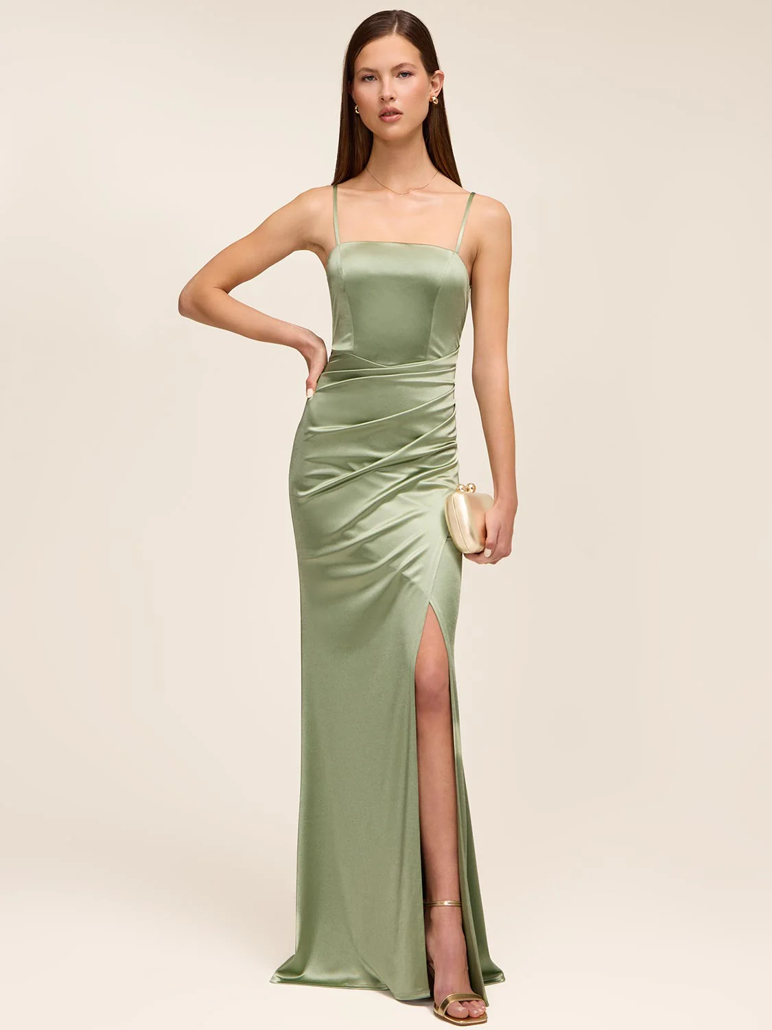 Satin Evening Gown - Image 2