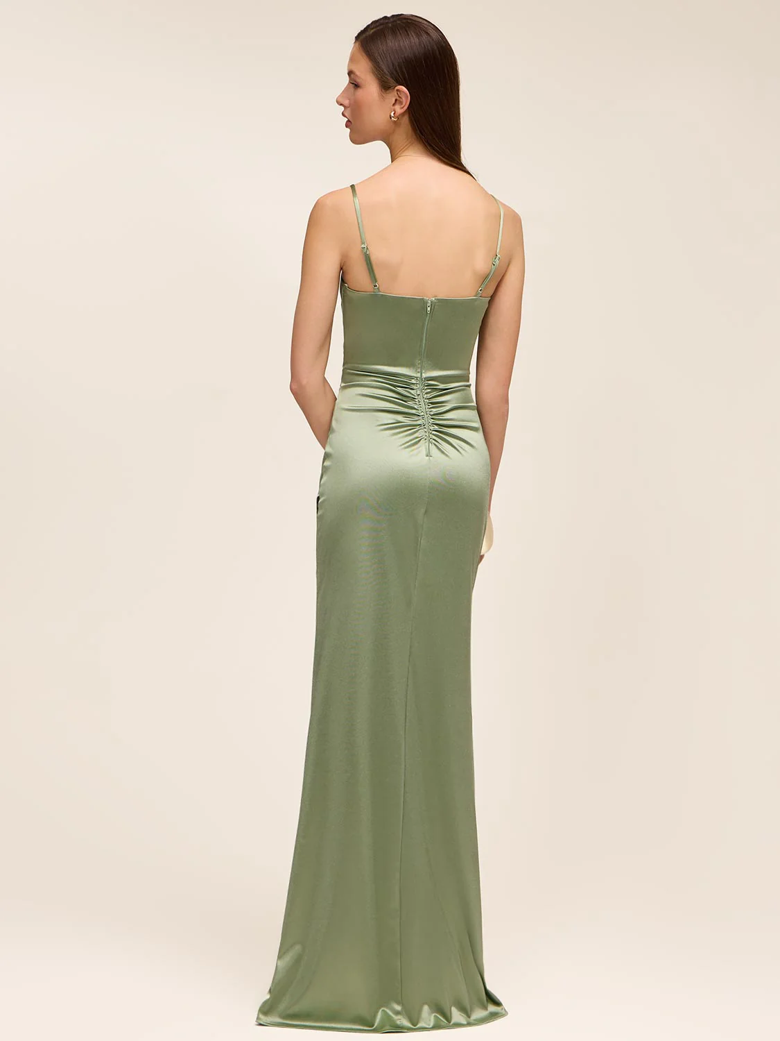 Satin Evening Gown - Image 5