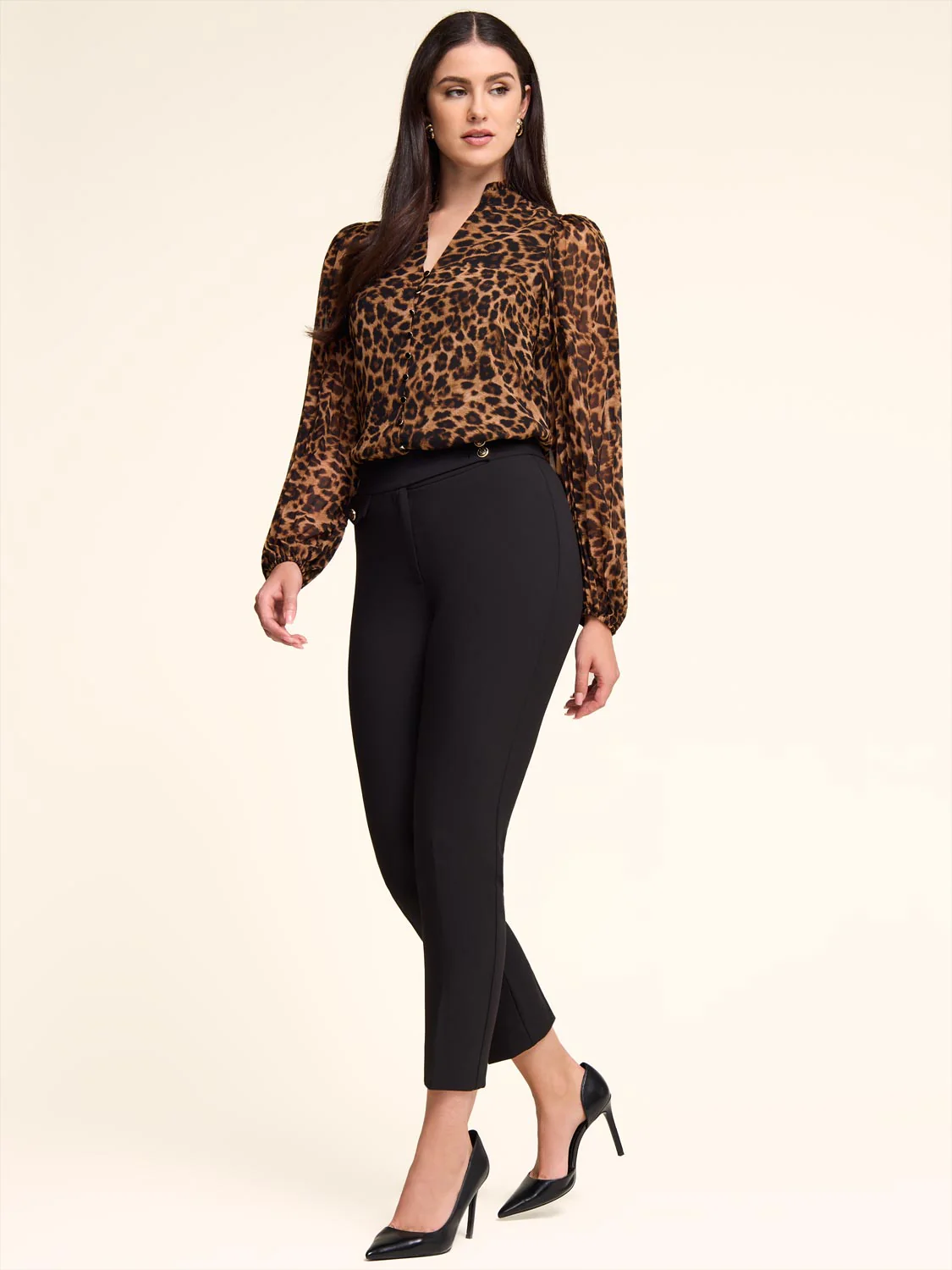 Leopard Print Blouse - Image 12