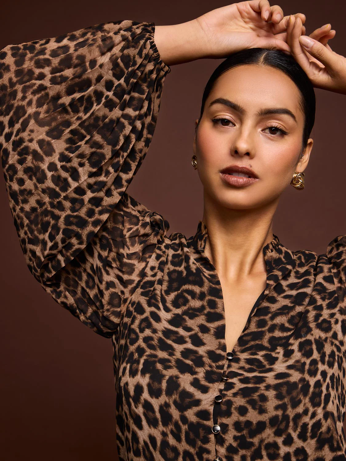 Leopard Print Blouse - Image 2