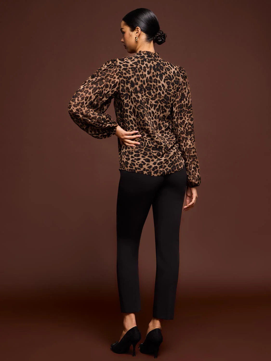 Leopard Print Blouse - Image 6