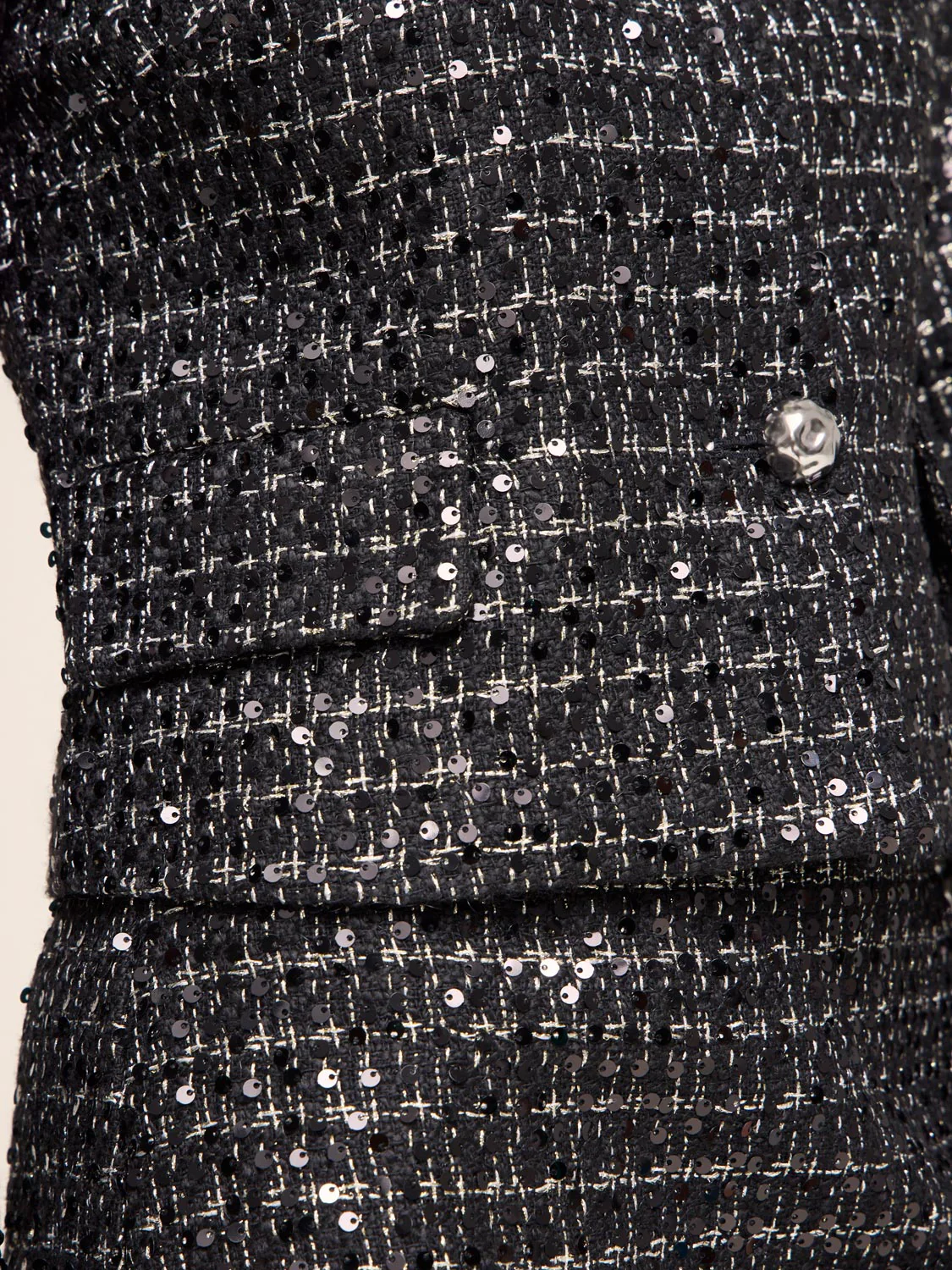 Sequin & Tweed Jacket - Image 4