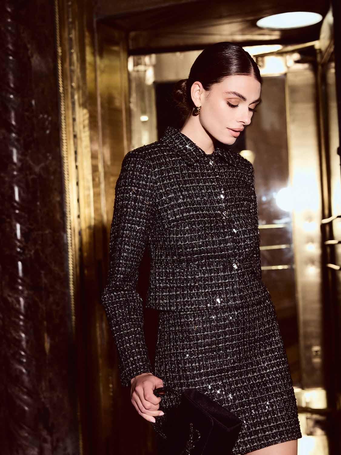 Sequin & Tweed Jacket - Image 6