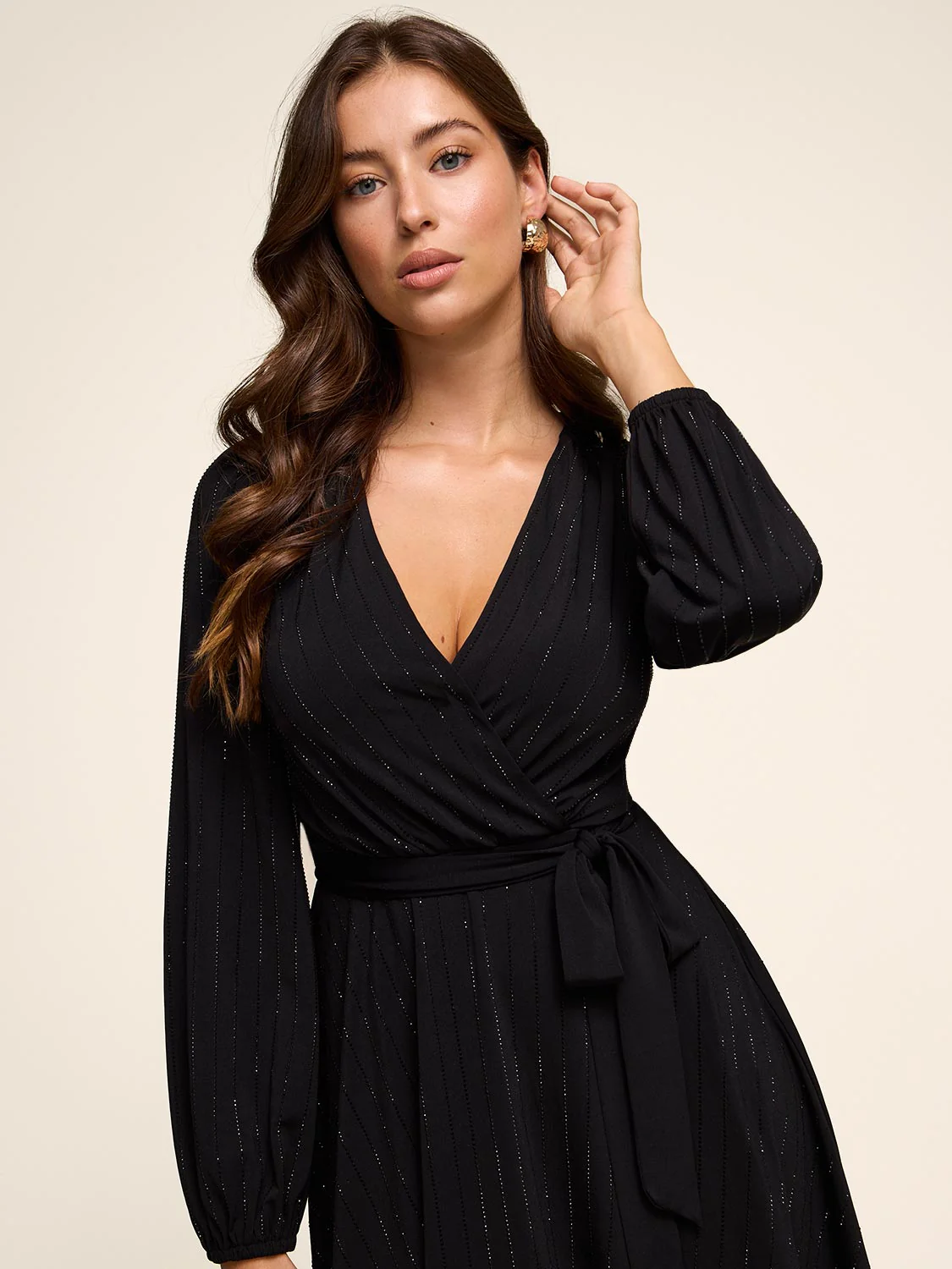 Striped Fit & Flare Mini Dress - Image 2