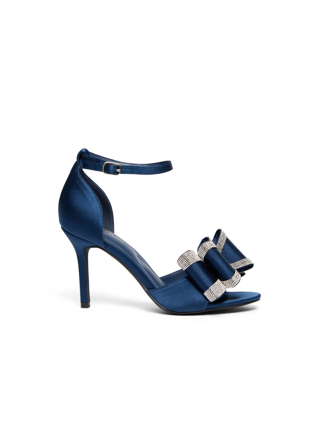 Satin High Heel With Bow