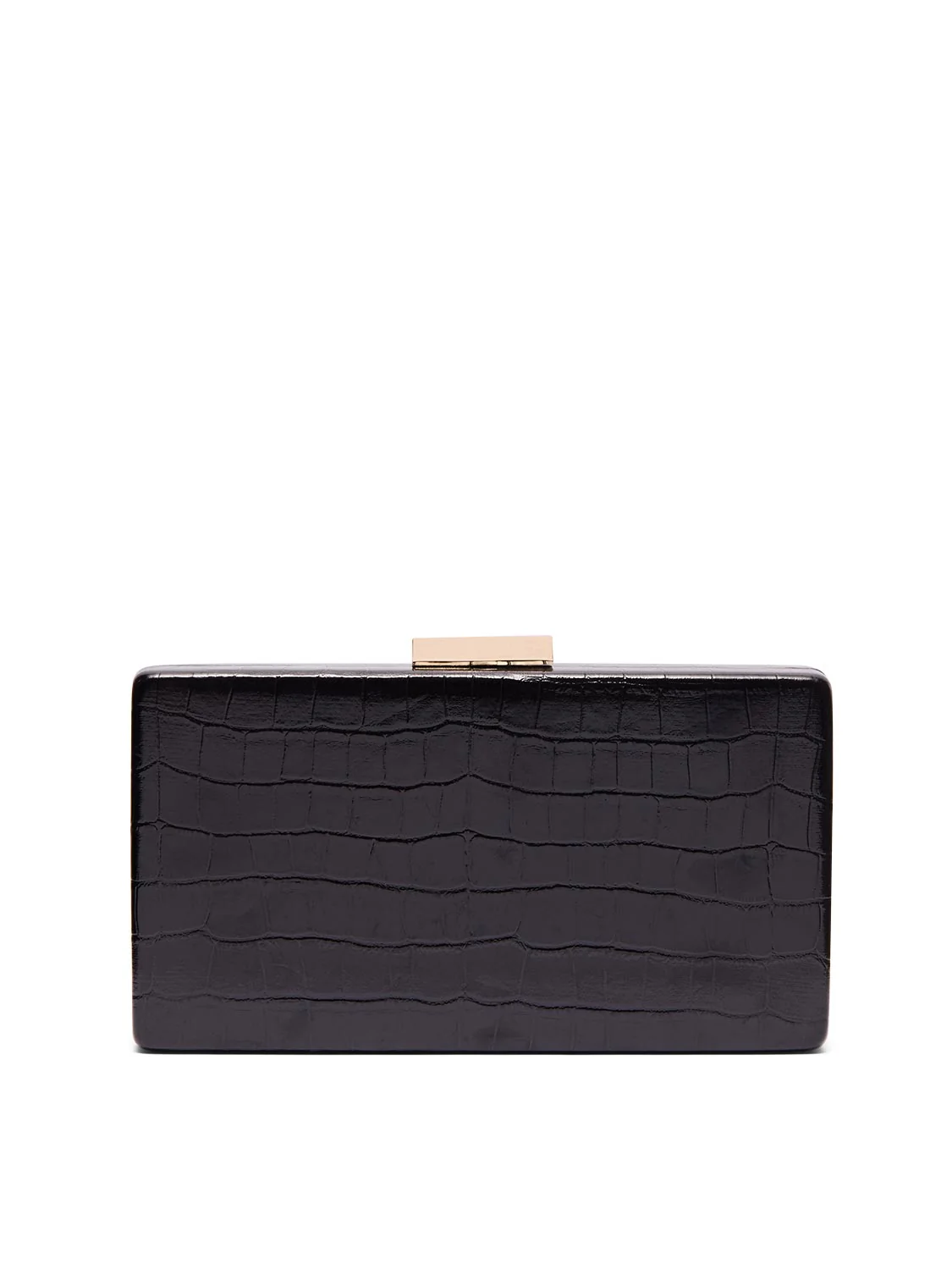 Crocodile Print Minaudiere